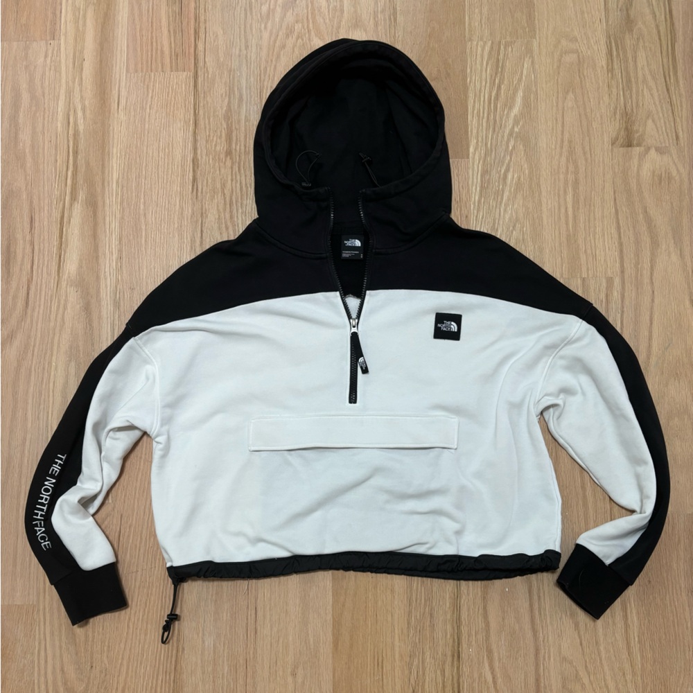 The north face cropped hoodie
